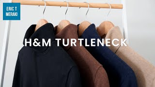 HampM HAUL Mens Turtleneck Sweater Review  Info amp Size Guide [upl. by Eziechiele105]