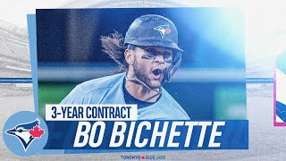 Bo Bichette Signs 3Year Contract [upl. by Anierdna]