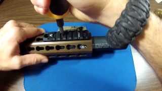 How to install a Keymod rail accessory [upl. by Cain965]