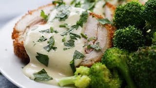 Crispy Creamy Chicken Cordon Bleu [upl. by Nuajed]