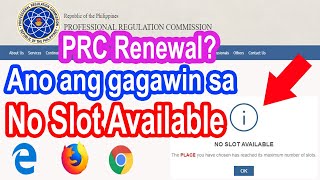 How to Schedule PRC Appointment for ID Renewal Online [upl. by Kavanaugh]