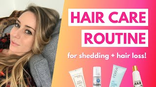 Hair Care Routine How to stop shedding and hair loss  Dr Shereene Idriss [upl. by Ahcsatan910]