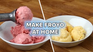 Make Your Favorite Frozen Yogurt At Home • Tasty Recipes [upl. by Mcgannon]