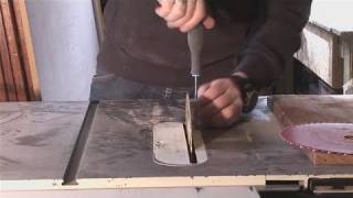 How To Remove And Replace Table Saw Blades [upl. by Evania]