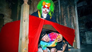 3AM SCARIEST Hide amp Seek CLOWN Challenge [upl. by Nidak]