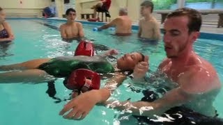 How to rescue unconscious drowning victims [upl. by Erodisi]