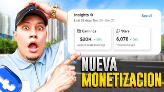 Cómo ganar dinero en Facebook nueva monetización [upl. by Levina]