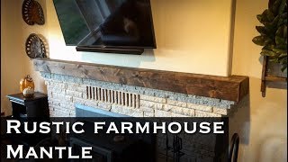 How to build a fireplace mantel [upl. by Jerol209]