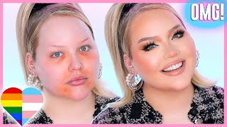 FEMINIZING Makeup Hacks  Transgender Tutorial  NikkieTutorials [upl. by Yendys]