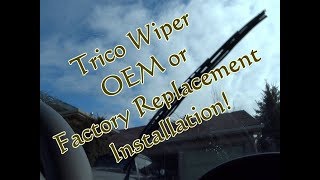 Trico Wiper Installation [upl. by Nitnilc]