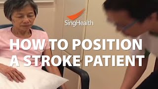 How To Position A Stroke Patient [upl. by Hgielanna]