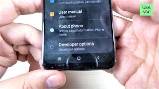 How to Enable Developer Options on Samsung Galaxy A10 A20 A30 A40 A50 A70 amp A80 2019 [upl. by Nylirret]