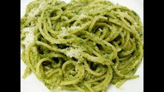 Cómo hacer ESPAGUETI VERDE  receta fácil y deliciosa [upl. by Annabel832]