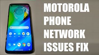 How to fix network issues in a Motorola phone  ANDROID SMARTPHONES [upl. by Akena835]