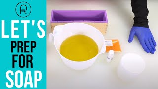 How to Measure Ingredients amp Prep Your Area for Soap Making  Royalty Soaps [upl. by Siekram739]