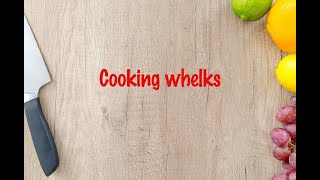 How to cook  Cooking whelks [upl. by Amr889]