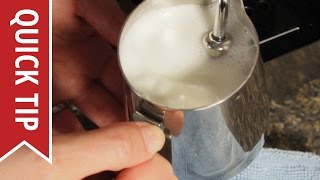 How to AutoFroth Milk for Lattes [upl. by Arnst405]