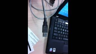 Setting up the RS232 to USB interface on laptopMOV [upl. by Imled]