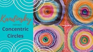 Concentric Circle Art with Kandinsky [upl. by Snebur]