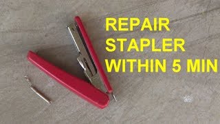 REPAIR STAPLER VERY EASYDIY [upl. by Enialb588]