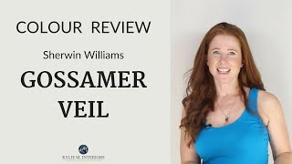 Colour Review Sherwin Williams Gossamer Veil [upl. by Lodge]