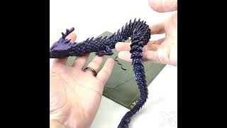 Articulated Dragon  Timelapse  Post Printing [upl. by Auqinahc645]