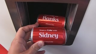 Get your own personalized Coke can at the Share A Coke Tour [upl. by Chadburn909]