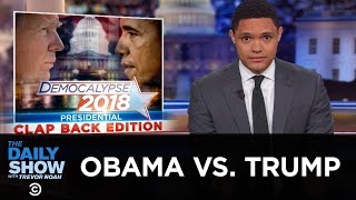 Obama Lights Up Donald Trump  The Daily Show [upl. by Llewen]