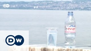 World famous water in Evian France  Euromaxx [upl. by Kired]