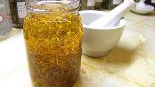 How To Make An Infused Oil  Herbalism Basics 4 [upl. by Enialem]