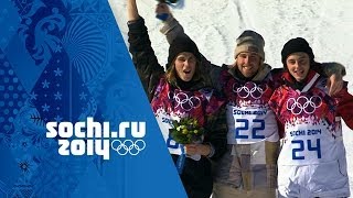 Mens Snowboard Slopestyle  Final  Kotsenburg Wins Gold  Sochi 2014 Winter Olympics [upl. by Carlotta]