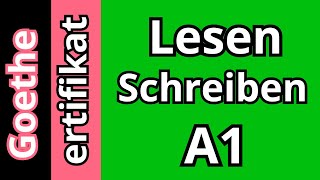 Goethe Zertifikat A1 Lesen amp Schreiben  German Reading amp Writing Exam A1 [upl. by Anirbys]