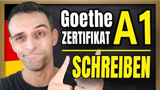 Goethe Zertifikat A1 SCHREIBEN  How to pass the written part  German A1 Goethe Exam [upl. by Ambros830]