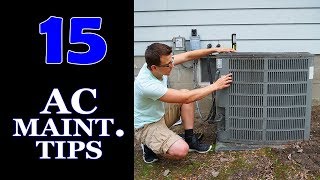 15 Air Conditioner Maintenance Tips [upl. by Kinsman]