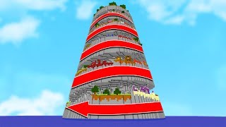 MINECRAFT PARKOUR SPIRAL ONE HOUR SPECIAL [upl. by Durkee]