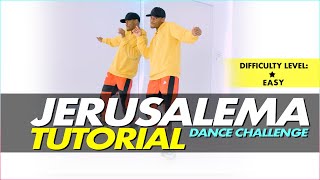 Jerusalema Dance Tutorial  Step by step [upl. by Kcirret]