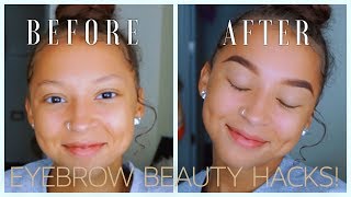 Eyebrow Tutorial for Thin Brows  BEGINNER FRIENDLY  Lexi Luxury [upl. by Laira]