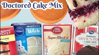 Doctored Cake Mix Tutorial  Baking 101 [upl. by Pals878]