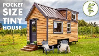 DIY Micro Tiny HOUSE On Wheels  BUILD Start To Finish [upl. by Kingsly]