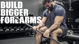 How To Build BIGGER FOREARMS 6 INTENSE EXERCISES [upl. by Eslud]