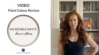 Paint Colour Review Sherwin Williams Incredible White [upl. by Nauqed]