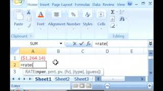 How to Use Excel to Calculate APR [upl. by Gellman]