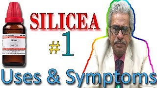 Homeopathy Medicine SILICEA Part 1 in Hindi  Uses amp Symptoms by Dr P S Tiwari [upl. by Prudhoe562]