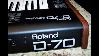 Roland D70 Part 1 Sounds [upl. by Lynnelle347]