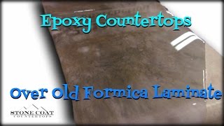 Epoxy Countertops over laminate [upl. by Dearborn905]