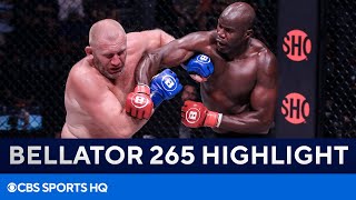 Cheick Kongo SUBMITS Sergei Kharitonov  Bellator 265 Highlight  CBS Sports HQ [upl. by Hephzipah]