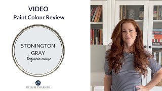 Paint Colour Review Benjamin Moore Stonington Gray HC170 [upl. by Neehcas411]