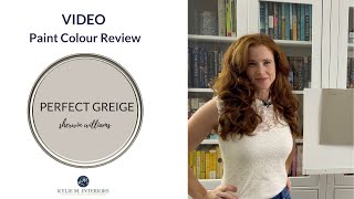 Paint Colour Review Perfect Greige Sherwin Williams SW 6073 [upl. by Hannus]