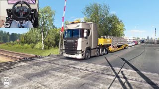 Scania S730  A Russian Job  Euro Truck Simulator 2  Logitech g29 gameplay [upl. by Cirek581]