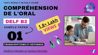 DELF B2  Compréhension de loral No 01  DELF B2 Listening Practice Test Online [upl. by Lepine]